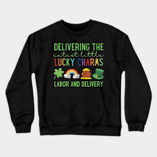 Delivering The Cutest Little Charms And Delivery Crewneck Sweatshirt